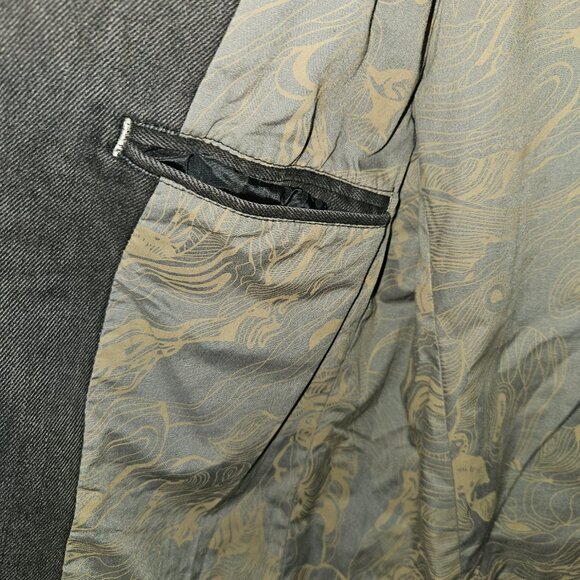 Dark Grey, Tom Hardy, Denim Blazer - Picture 5 of 6